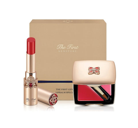 O HUI The first Geniture Lip Balm Red March 2024 Set (2 Items) from Korea