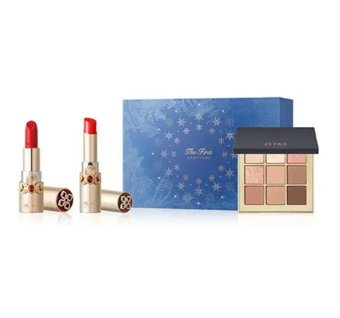 O HUI The first Geniture Lip Stick & Lip Balm Duo Holiday Edition Nov. 2025 Set (3 Items) from Korea
