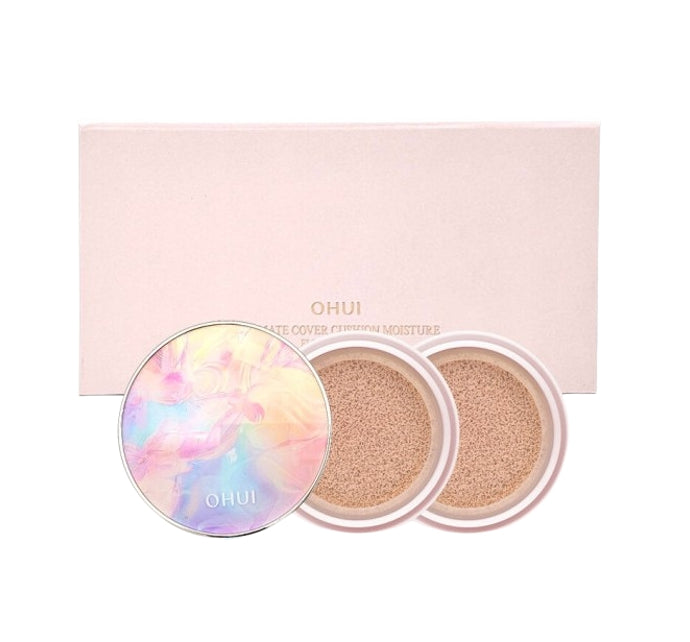 OHUI Ultimate Cover Cushion Moisture Flower Edition #1 Set (3 Items) May 2025 from Korea by O HUI