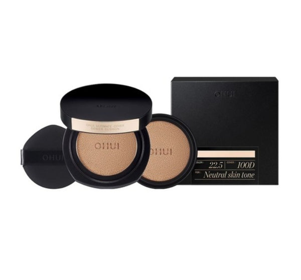 OHUI Ultimate Cover Denier Cushion Set – 13g x 2, SPF50+ PA+++ from Korea by O HUI