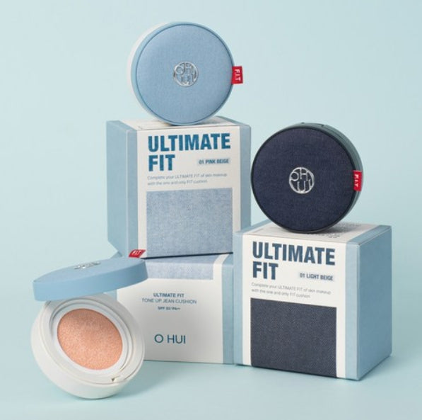 OHUI Ultimate Fit Longwear Jean Cushion Set – 15g x 2, SPF35 PA++ from Korea by O HUI