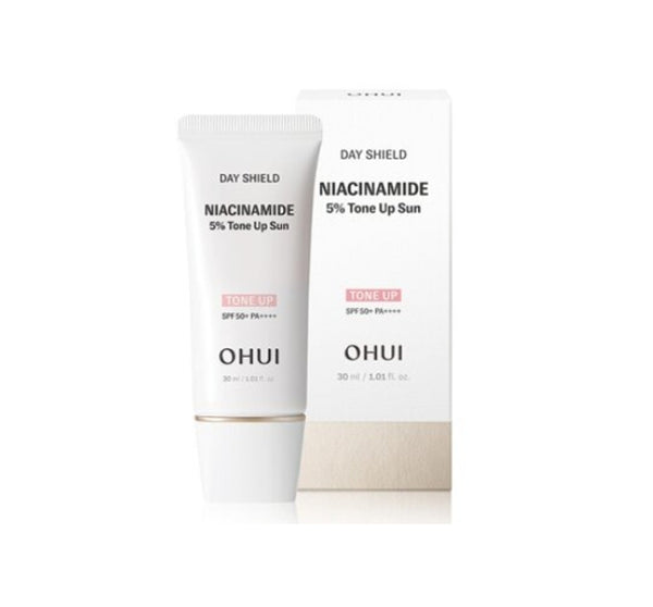 OHUI Day Shield Niacinamide 5% Tone-Up Sun SPF50+ PA++++ 30ml from Korea by O HUI