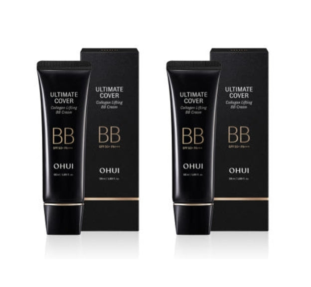 2 x OHUI Ultimate Cover Collagen Lifting BB Cream 50 mL SPF50+/PA+++ July 2025 from Korea by O HUI