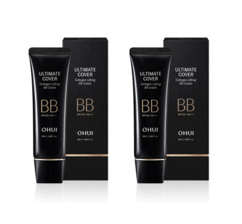 2 x OHUI Ultimate Cover Collagen Lifting BB Cream 50 mL SPF50+/PA+++ July 2025 from Korea by O HUI