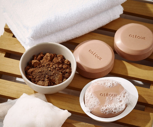 OSEQUE Osec Hwangto Signature Soap Bar, Natural Five-colored Clay Cleansing Soap(3ea x 100g) from Korea by OSEQUE