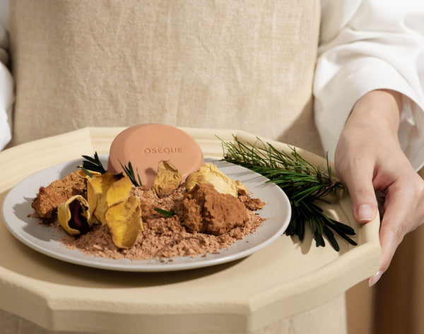 OSEQUE Osec Hwangto Signature Soap Bar, Natural Five-colored Clay Cleansing Soap(3ea x 100g) from Korea by OSEQUE