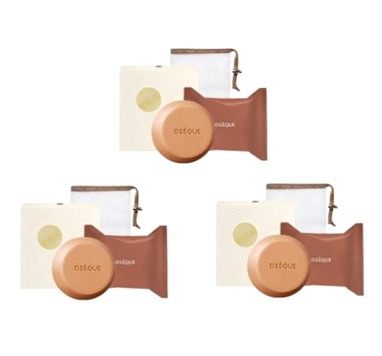 3 X OSEQUE Osec Hwangto Signature Soap Bar, Natural Five-colored Clay Cleansing Soap 100g from Korea Copy) (Copy) by OSEQUE