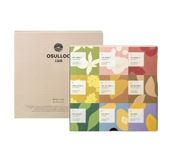 OSULLOC Blooming Day סט מתנות, 9 EA (3 טעמים x 3EA) מ-Korea_KT