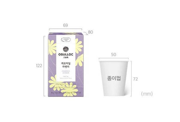 OSULLOC Milky Oolong Tea, 1 קופסה 10ea, מ-Korea_KT