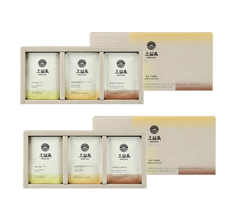 2 x OSULLOC Herb Tea Collection Gift Set, 15ea (5 x 3 Flavors) from Korea