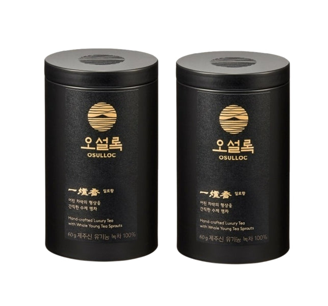 2 x OSULLOC ILLOHYANG Premium Tea 60g from Korea by OSULLOC