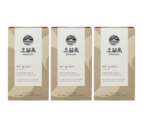 3 x OSULLOC Jeju Earl Grey, 1 Box 20ea, from Korea_KT