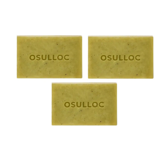 3 X OSULLOC Jeju Green Tea Cleansing Bar, from Korea by OSULLOC