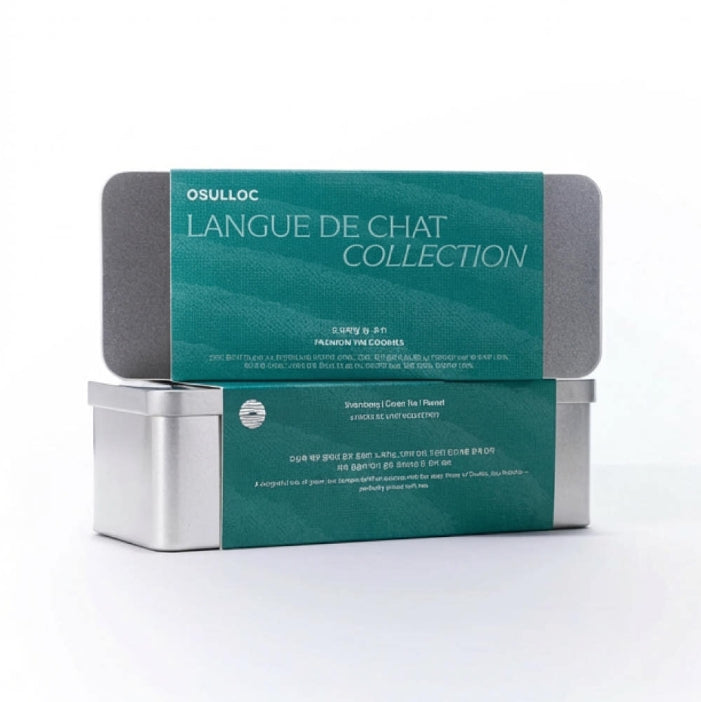 OSULLOC ביסקוויטים תה ירוק (תה ירוק Langue de Chat), 1 קופסה 10ea, מ-Korea_KT