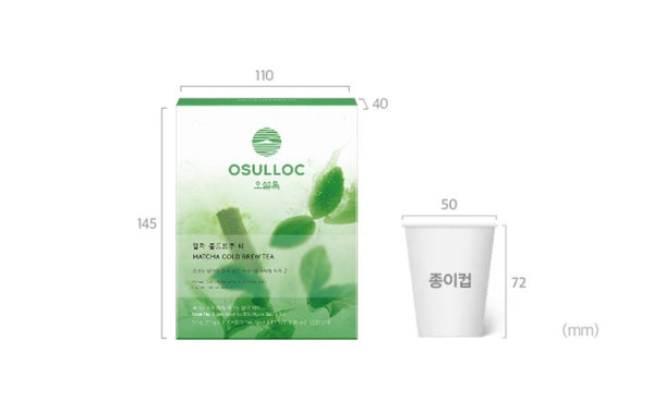 OSULLOC Milky Oolong Tea, 1 קופסה 10ea, מ-Korea_KT