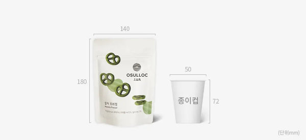 OSULLOC Matcha Pretzel Set, 3 Packs, from Jeju from Korea_KT