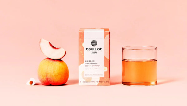 OSULLOC Peach Chamomile, 1 Box X 20 tea bags, from Korea by OSULLOC