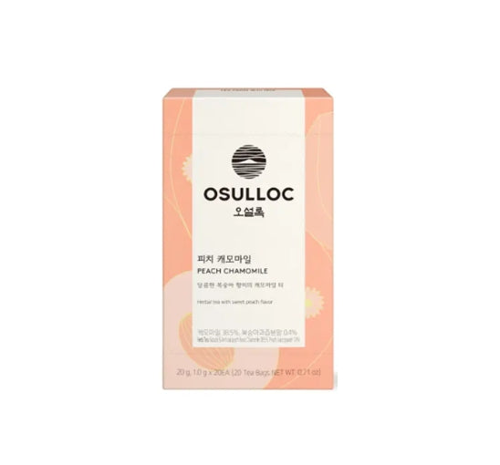 OSULLOC Peach Chamomile, 1 Box X 20 tea bags, from Korea by OSULLOC