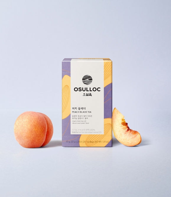 OSULLOC Peach Black Tea, 1 Box 20ea, from Korea by OSULLOC