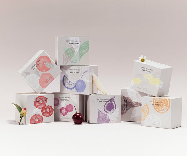 OSULLOC Premium Tea Collection 90 Gift Set (9 Flavors x 10 Tea Bags) from Korea