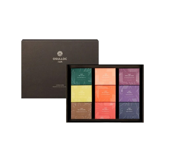 OSULLOC Premium Tea Collection Gift Set, 90 tea bags (9 Flavors x 10 tea bags), from Korea_KT by OSULLOC