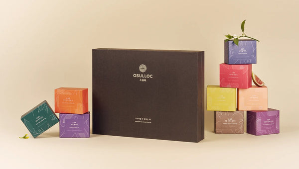 OSULLOC Premium Tea Collection Gift Set, 90 tea bags (9 Flavors x 10 tea bags), from Korea_KT by OSULLOC