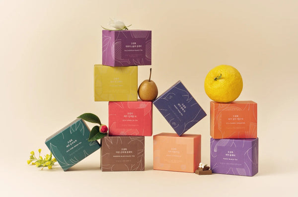 OSULLOC Premium Tea Collection Gift Set, 90 tea bags (9 Flavors x 10 tea bags), from Korea_KT by OSULLOC