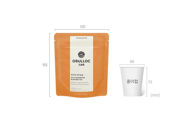 OSULLOC Samdayeon Jeju Tangerine Blended Tea, 1 Pouch X 30g (Loose Leaf Tea) from Korea by OSULLOC