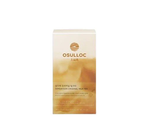 OSULLOC Samdayeon Original Milk Tea, 1 Box 10 Sticks, from Korea by OSULLOC