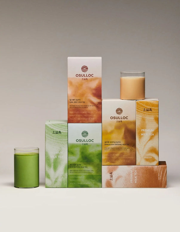 OSULLOC Samdayeon Original Milk Tea, 1 Box 10 Sticks, from Korea by OSULLOC