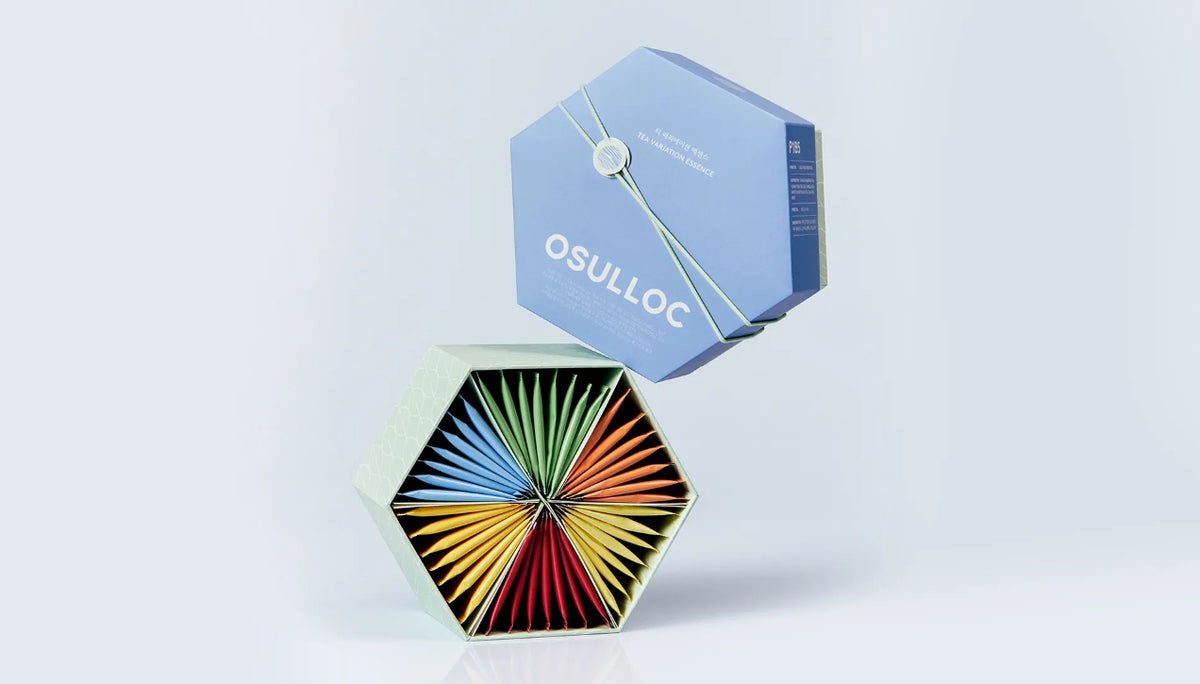 OSULLOC Tea Variation Essence Gift Set, 6 types 42 pieces (6flavors x 7ea), from Jeju from Korea_KT by OSULLOC