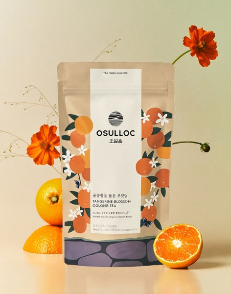 OSULLOC Tangerine Blossom Oolong Tea, 1 Pouch 20 tea bags, from Korea by OSULLOC
