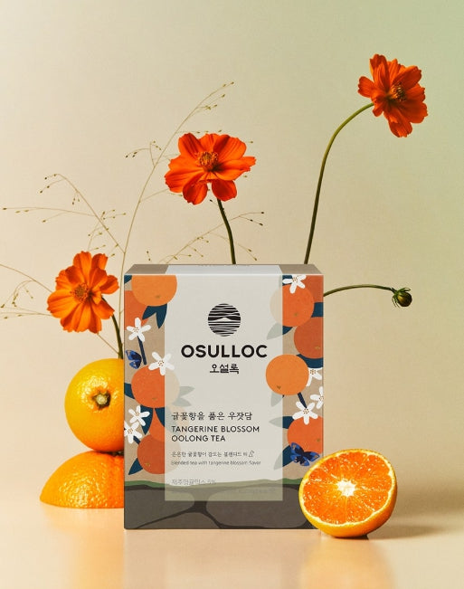 OSULLOC Tangerine Blossom Oolong Tea, 1 Box 10ea, from Korea by OSULLOC
