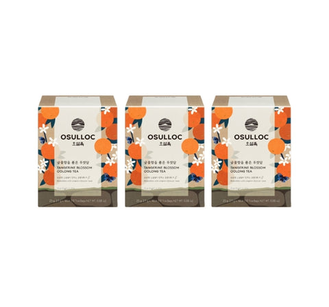 3 X OSULLOC Tangerine Blossom Oolong Tea, 1 Box 10ea, from Korea by OSULLOC
