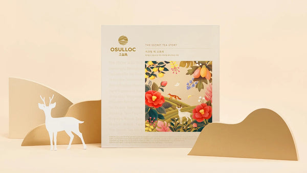 OSULLOC The Secret Tea Story Gift Set, 9 Flavors x 3 Piramid Tea Bags from Korea