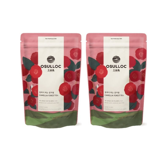 OSULLOC Camellia Flower Tea, 1 קופסה 10ea, מקוריאה