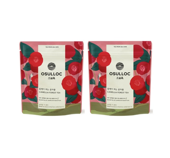 OSULLOC Camellia Flower Tea, 1 קופסה 10ea, מקוריאה