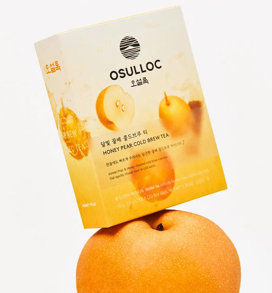 OSULLOC Honey Pear Cold Brew Tea, 1 Box 20 Tea Bags from Korea by OSULLOC