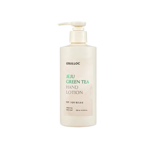 OSULLOC Jeju Green Tea Hand Wash 300ml + Jeju Green Tea Hand Lotion 300ml, from Korea_KT by OSULLOC