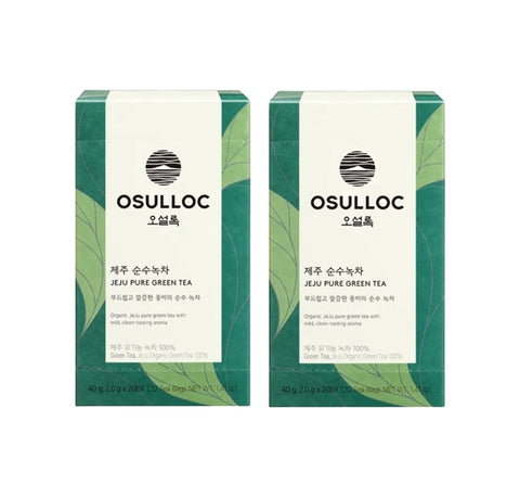 OSULLOC Jeju Reiner Grüner Tee, 1 Schachtel à 20 Stück, aus Korea_KT