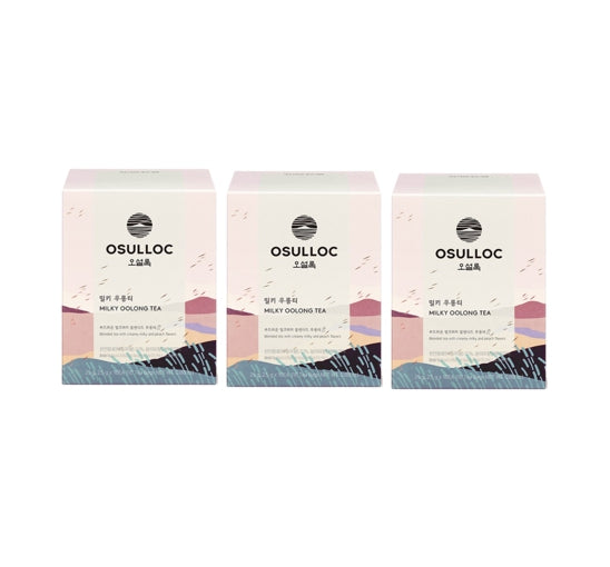 3 X OSULLOC Milky Oolong Tea, 1 Box 10 Tea Bags, from Korea by OSULLOC