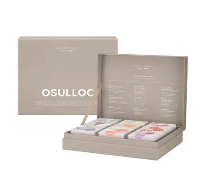 OSULLOC Premium Tea Collection 90 Gift Set, 9 Flavors x 10 Tea Bags from Korea