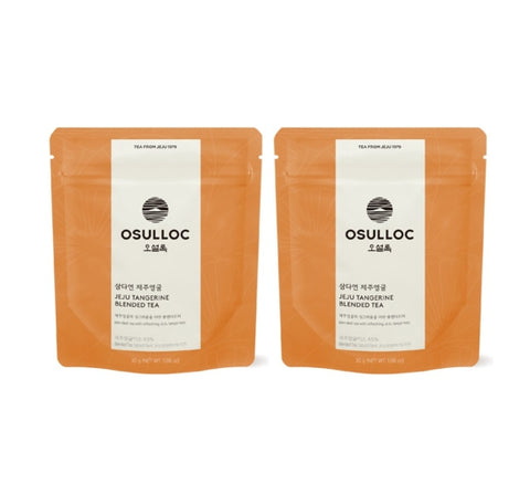 3 x OSULLOC Jeju Samdayeon Mandarinentee, 1 Schachtel 10 Stück, aus Korea