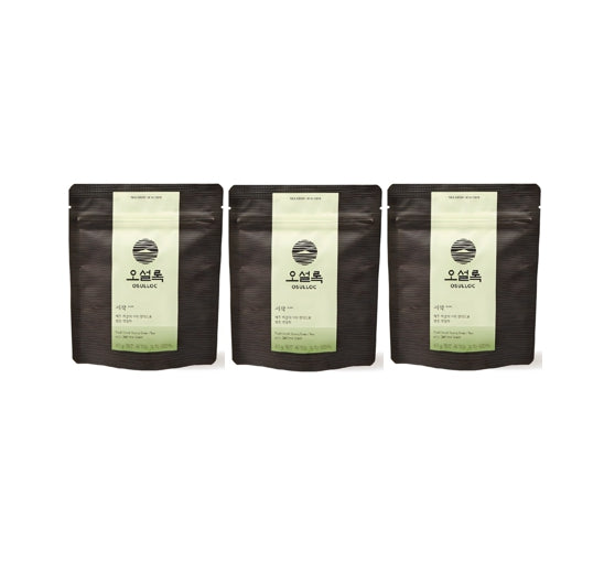 3 X OSULLOC Sejak Green Tea, 1 Pouch 40g (Leaf Tea, Green tea) from Korea by OSULLOC