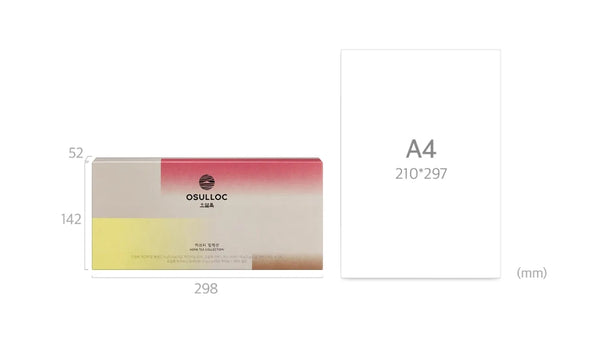 2 x OSULLOC Herb Tea Collection Gift Set, 15ea (5 x 3 Flavors) from Korea by OSULLOC