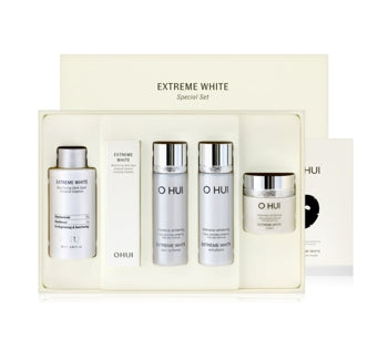 O HUI Extreme White MelaToning Dark Spot Ampoule Essence June 2025 Set (5 Items) from Korea by O HUI