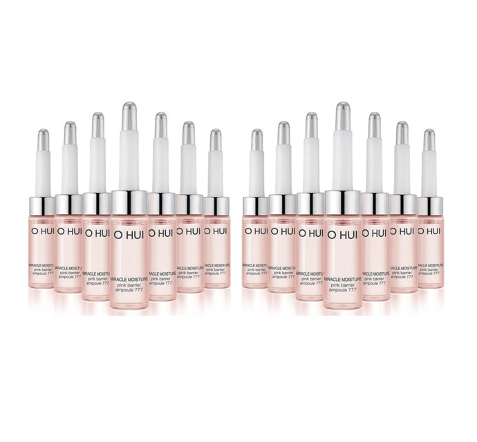 2 x O HUI Miracle Moisture Pink Barrier Ampoule 777 (7ea x 7ml) from Korea by O HUI
