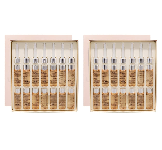 2 x O HUI Miracle Moisture Pink Barrier Ampoule 777 July 2025 Set (14 Items) from Korea by O HUI