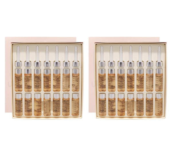 2 x O HUI Miracle Moisture Pink Barrier Ampoule 777 July 2025 Set (14 Items) from Korea by O HUI