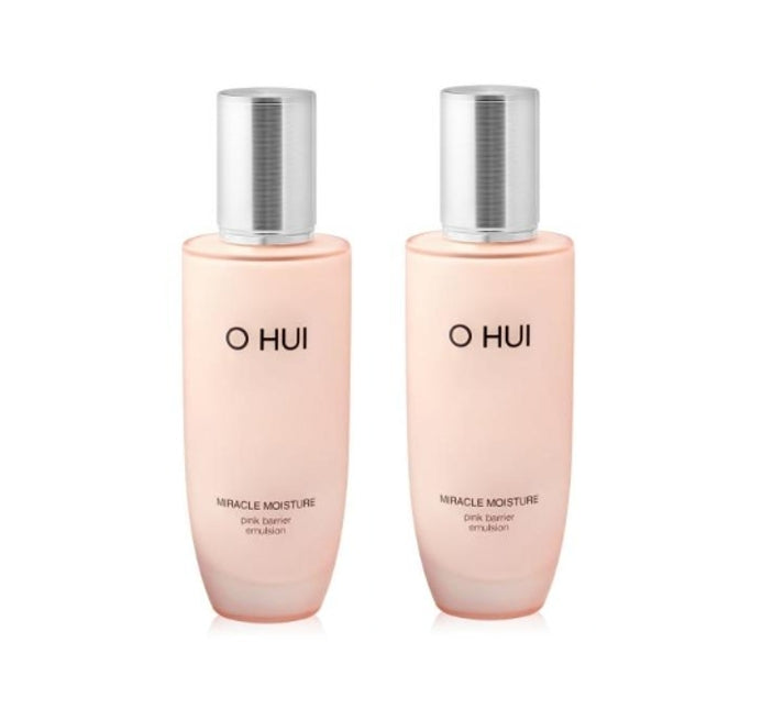2 x O HUI Miracle Moisture Pink Barrier Emulsion 140ml from Korea by O HUI